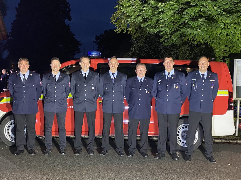 Vorstand Feuerwehr Oberfüllbach 2021