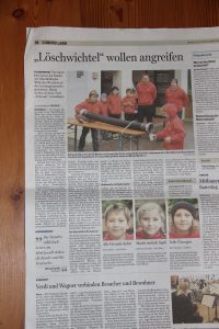 Löschwichtel Zeitungsartikel 2013