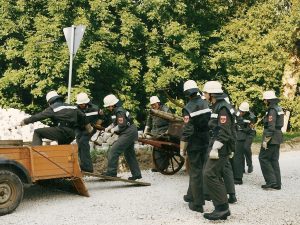 Umzug Oberfuellbacher Pumpe Verladung kameraden