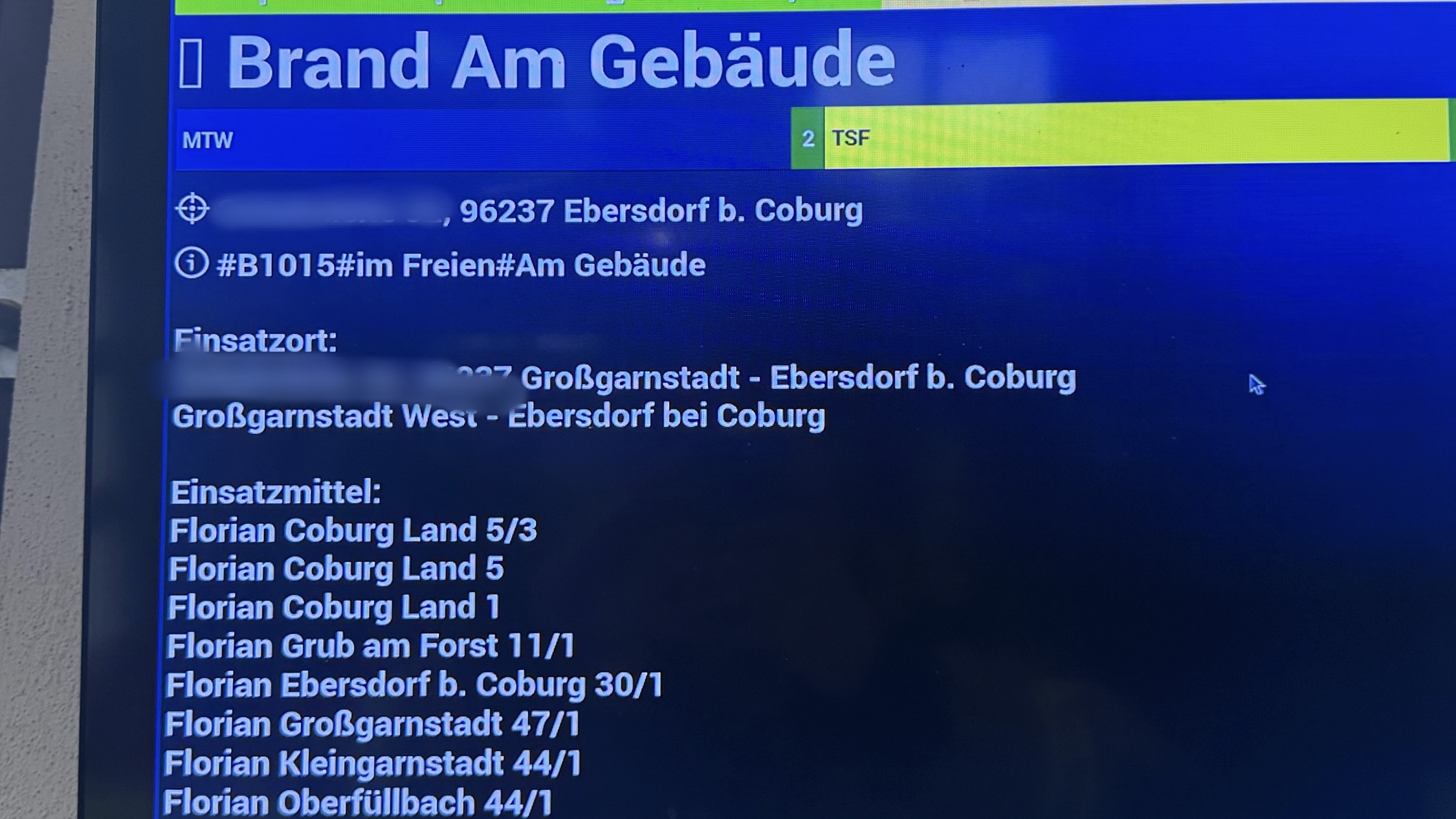 Mehr über den Artikel erfahren Einsatz Brand in Großgarnstadt