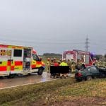 Einsatz „VU mit eingeklemmter Person“